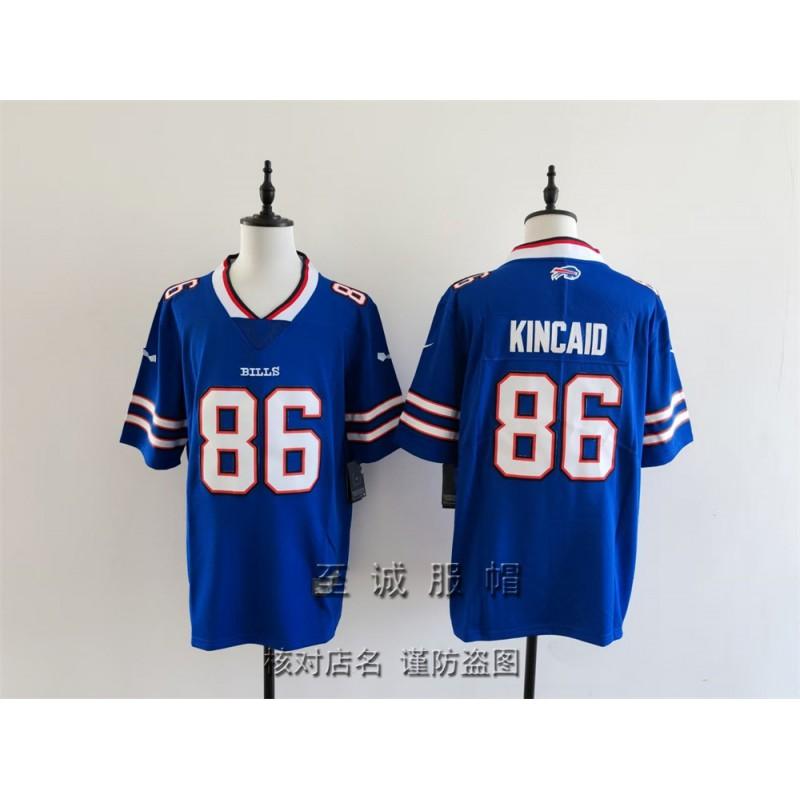 Mens Buffalo Bills Embroidered NFL Football Jersey Premium Cotton Blend Sportswear Fan Wear Casual Training