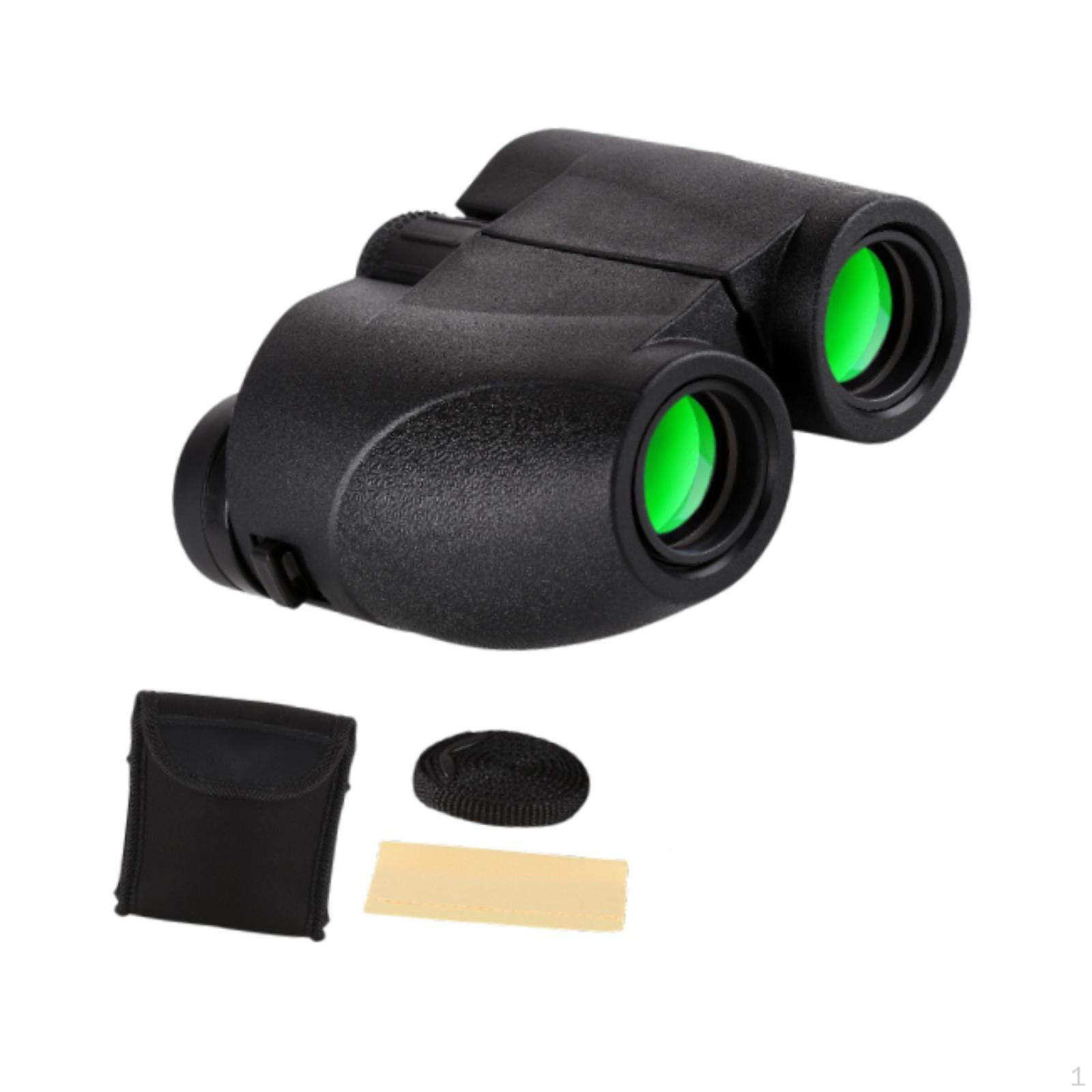 

12x Binoculars Telescope with Storage Pouch AntiSlip Versatile Clear Vision Compact for