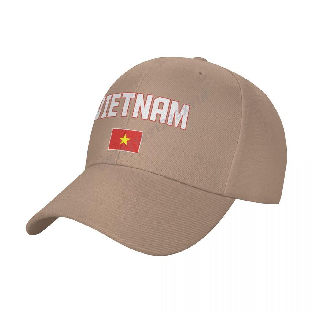 Baseball Cap Vietnam Flag Wild Sun Shade Peaked Adjustable Caps for Unisex Women Print