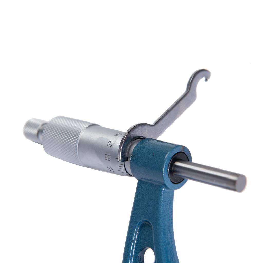 Beslands Micrometer Thickness Outside Micrometer Set of with Case Gauge, 0-100mm, 0.01mm, 4, Microgauges,