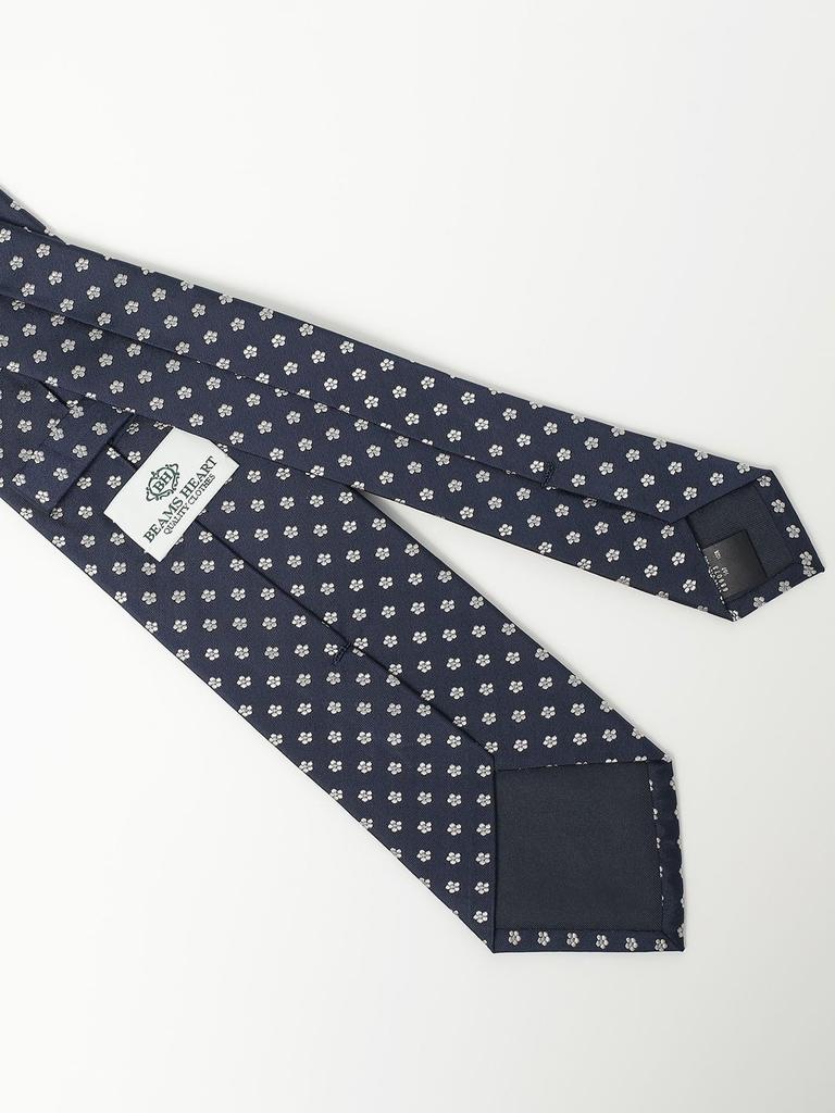 [BEAMS HART] Jacquard Necktie, Men's, NAVYSAX, ONE SIZE