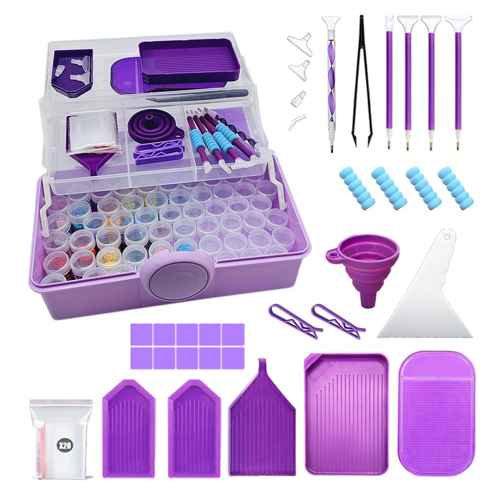 

5D DIY Алмазная вышивка Аксессуары и инструменты Набор для взрослых или детей Алмазная картина коробка Мозаика Клей Ручка Набор