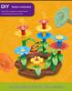 Children's Interlocking Flower Garden Building Blocks - DIY Assembly Toy Set
