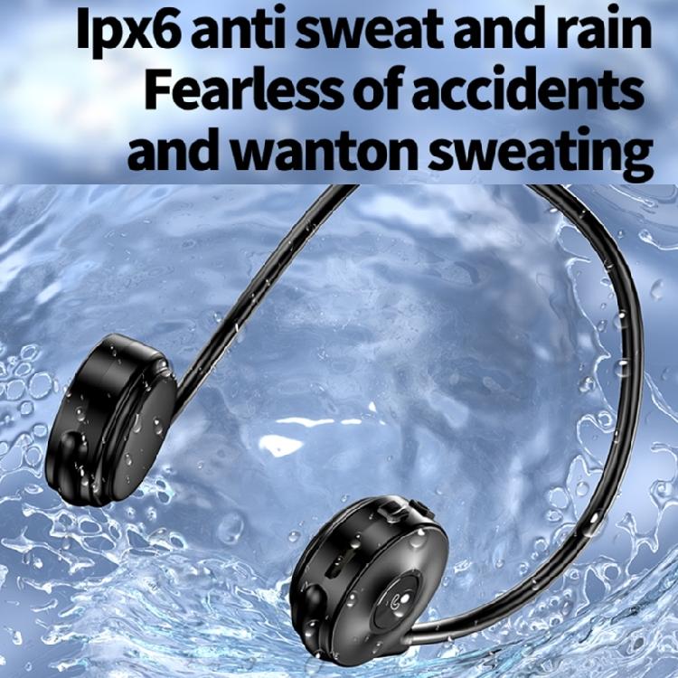 Bone Conduction Headphones Waterproof Open Ear Earbud Earpiece Noise Canceling