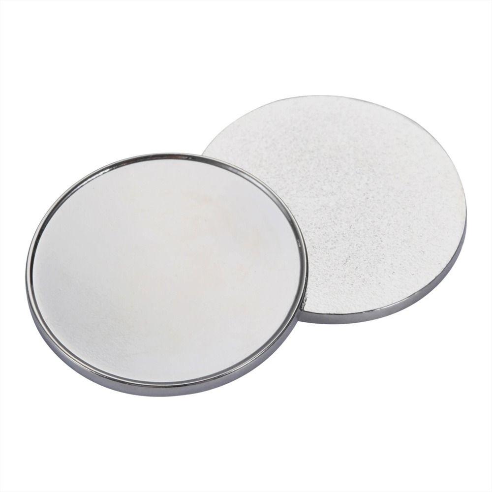 Metal 25mm Silver Golf Ball Markers Golf Visor Cap Clips Golf Hat Clip Golfs Balls Position Markers