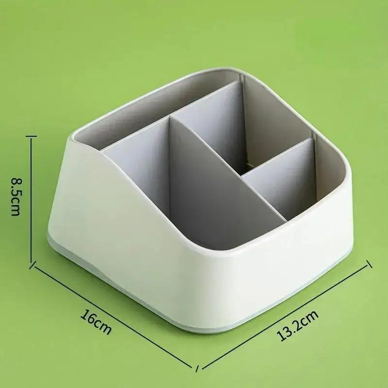 Remote Control Miscellaneous Storage Box Plastic Lattice Student Desktop Stationery Rack Storages Boxs Home Cosmetics Organizer