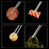 Steel Food Tongs Barbecue Tongs Meat Salad Steak Food Serving Clip Tweezers Long BBQ Cooking Tongs Kitchen Utensils