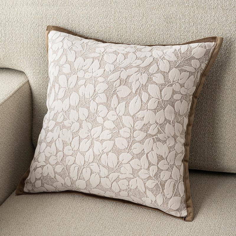 Luxury Jacquard Cushion Case Chenille Throw Pillow Covers with Elegant Soft Pillowcase for Office Home Living Room Bed Sofa Deco