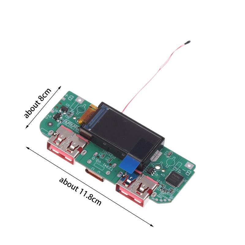 T-Farbdisplay Digitalanzeige Schnellladung Mobile Stromversorgung Hauptplatine DIY Powerbank Modul Schnelllade-Chip-Platine