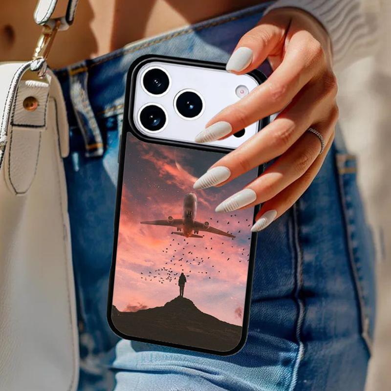 Coque de téléphone Avion Avions Aéronefs Pour iPhone 17 Air 14 15 13 12 Max Housse Pour Apple 14 15 16 16e 11 Pro Max Plus Coque