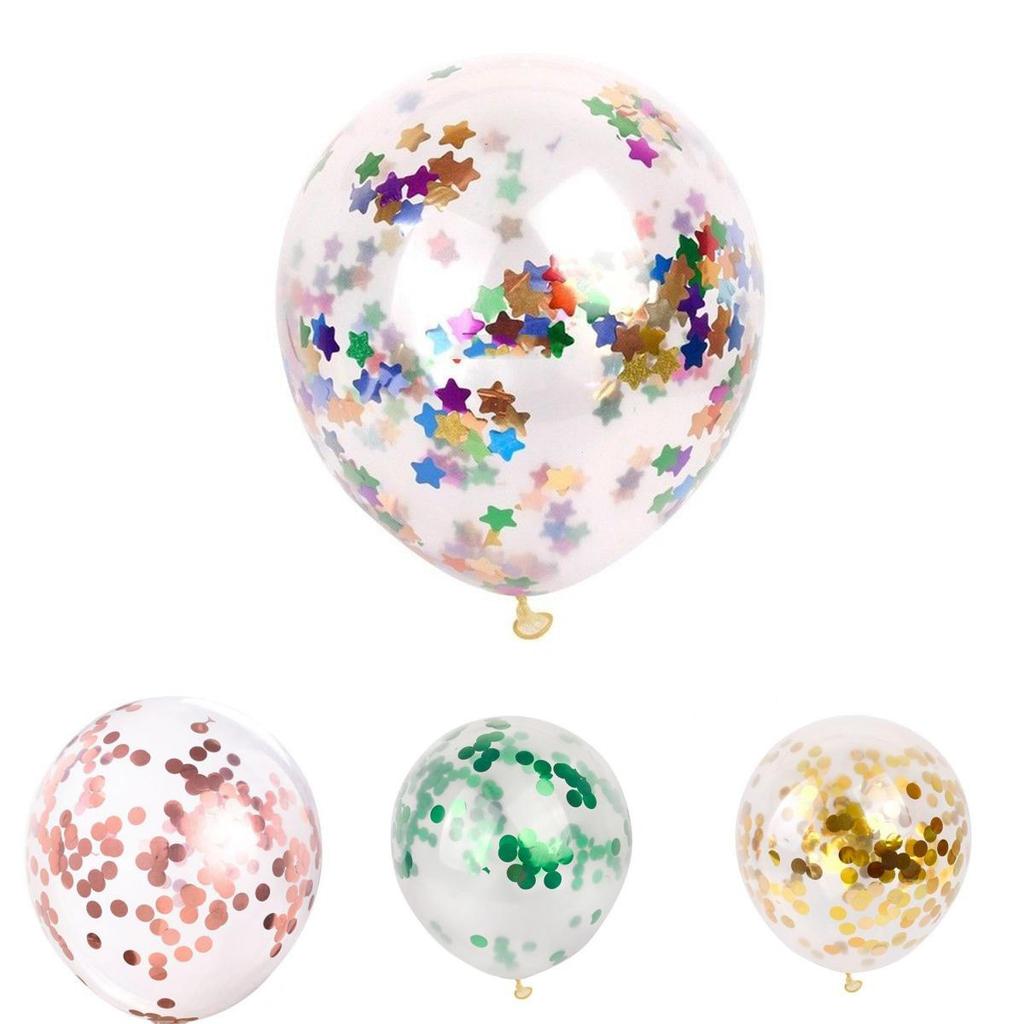Einzigartiger 12-Zoll Konfetti-Ballon aus Latex, Helium, Bietet Eine Stilvolle Dekorationslösung Für Alle Anlässe
