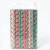 Eco-Friendly Biodegradable Christmas Paper Straws - Disposable Festive Drink Decor