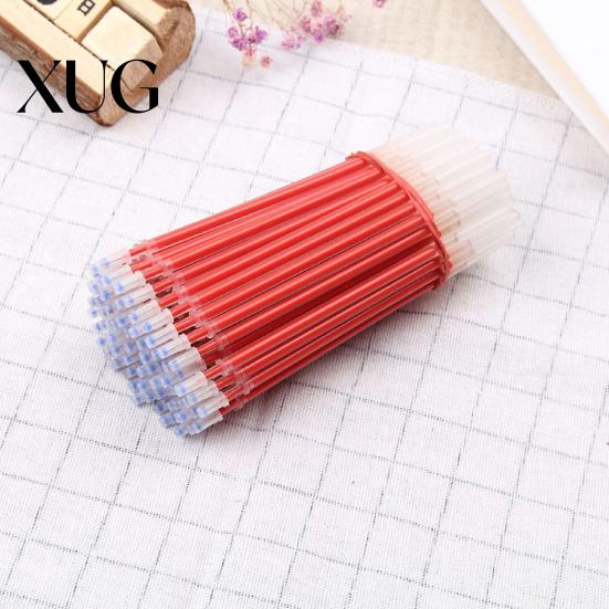 Blue Pen 20Pcs Gel Refills Wear-resistant Super-smooth Plastic Ink 0.5mm Needle Tubing Penpoint for Office Ballpoint