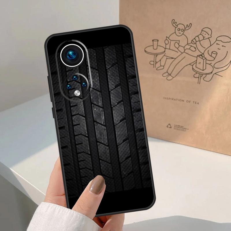 Tire Tread Wheel For Honor Magic 8 Pro 7 6 5 Lite Case For Honor Win RT 200 400 50 70 90 X8b X9a X9b X9c X9d