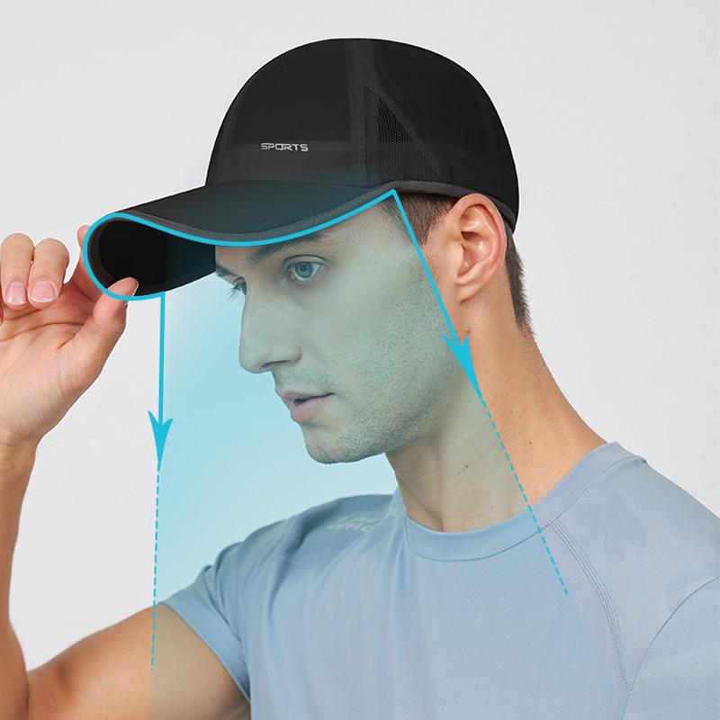 Spring Summer Outdoor Quick-drying Cap Men's Sports Running Baseball Cap Women's Thin Sunshade Sunscreen Cap