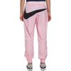 Nike NSW Swoosh Woven Pants With Zip Pockets And Elastic Cuffs Men Bottoms Pink AJ2300-686