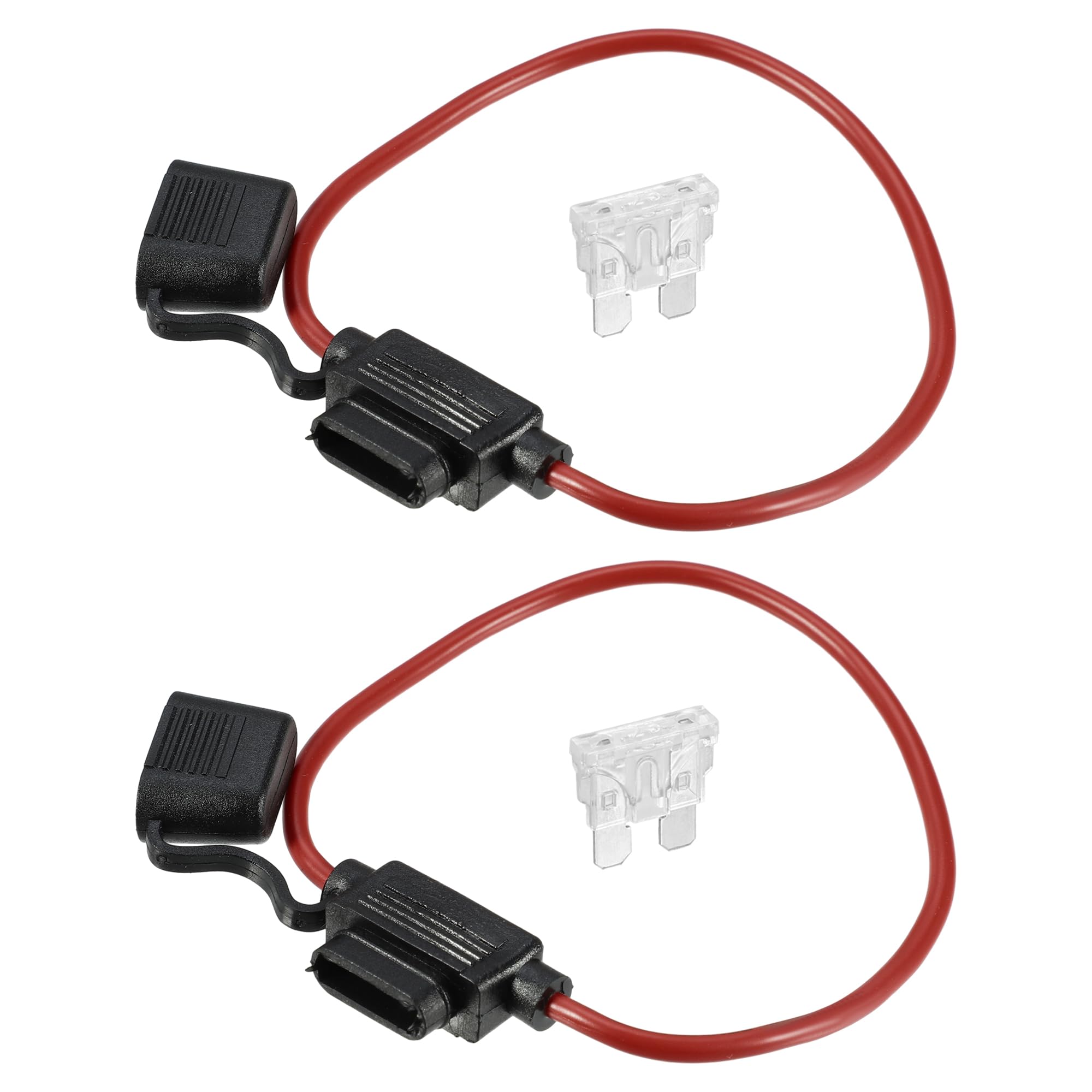 Держатель предохранителя ABSOPRO 25A Стандартный тип предохранителя 12AWG Держатель предохранителя Водонепроницаемый 12 красный