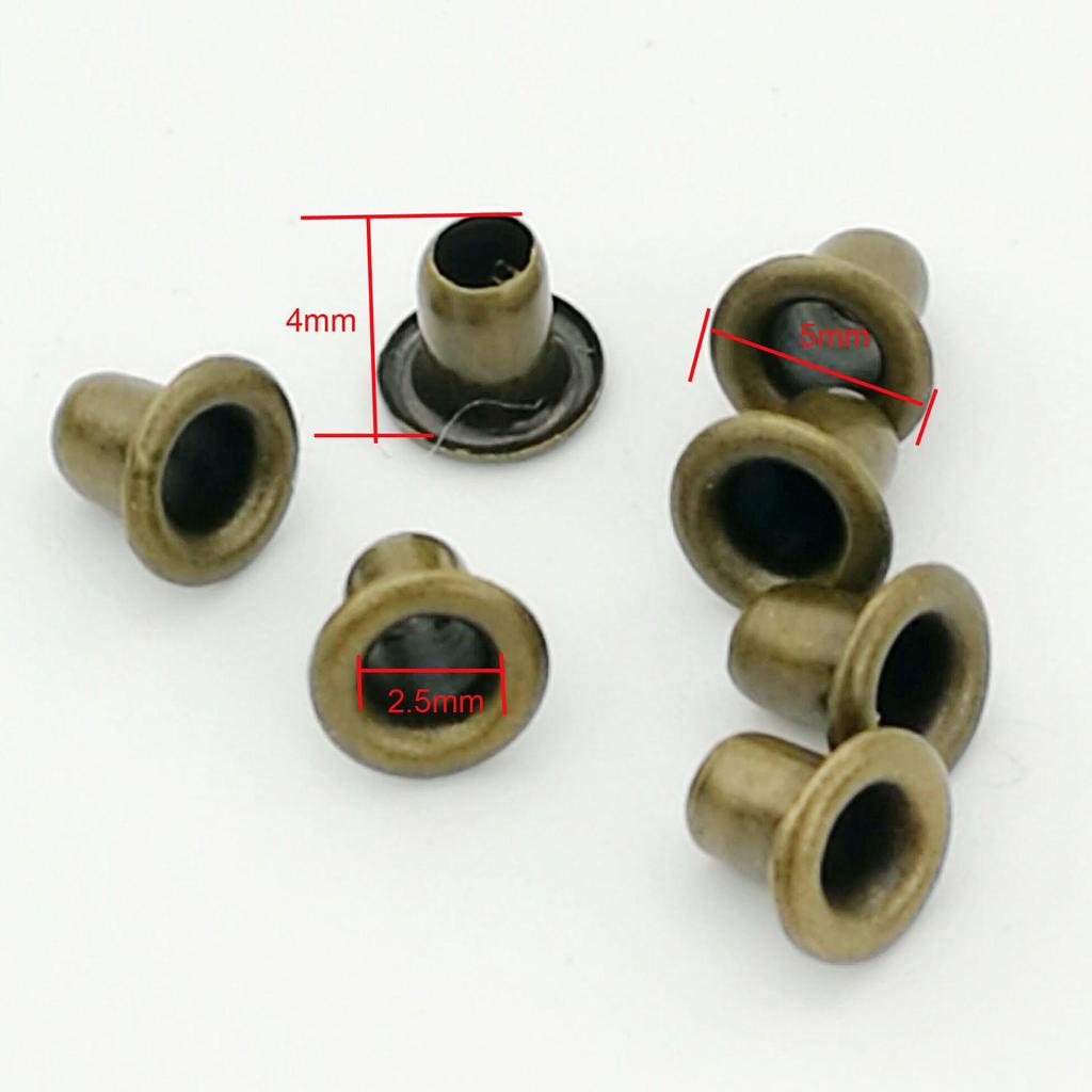 200 buc nasturi mini cu ochiuri pentru păpuși DIY, inele de alamă, nasturi pentru geantă și pantofi, haine, accesorii de cusut, auto-ondulate