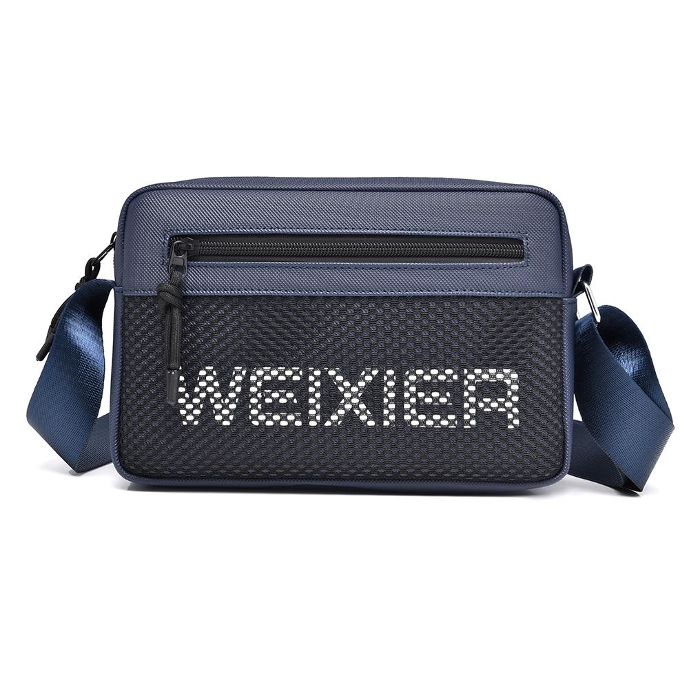 WEIXIER Men's Crossbody Shoulder Bag Messenger Bag Mini Purse Travel Passport Wallet Bag