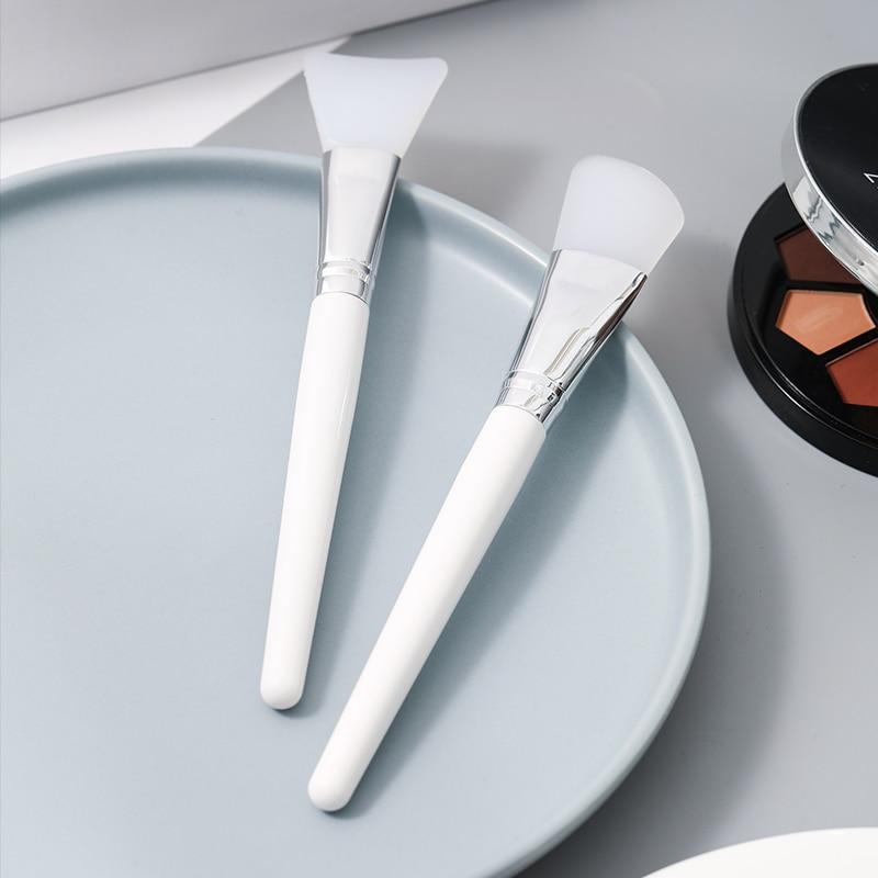 5pcs Professional Silicone Mask Brush DIY Home Salon Silicone Facial Mud Mixing Brush for Skin Care Reusable Cosmetic Tool