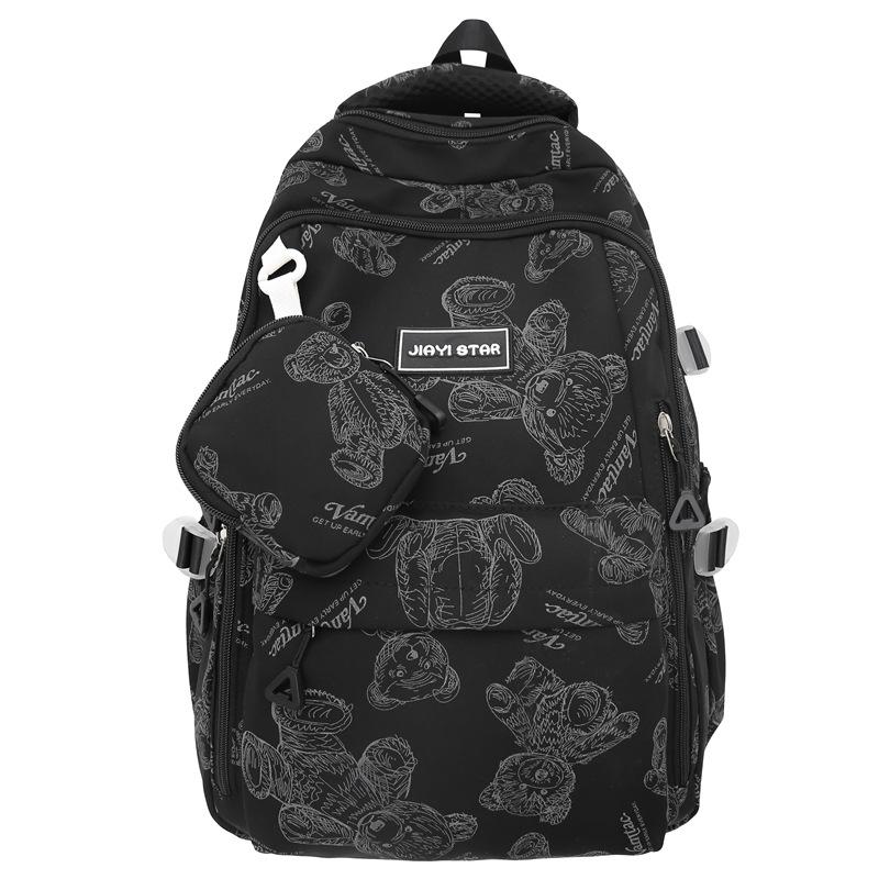 

Школьный рюкзак Летом 2024 года у новых старшеклассников и студентов колледжей большая вместимость для снижения нагрузки. Школьный рюкзак повседневный и универсальный. чёрный