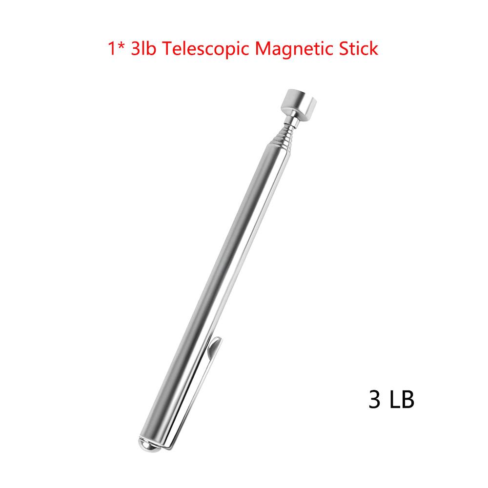 

Magnetic Pick-up Tool Telescopic Magnetic Stick Pick-up Rod Gadget for Picking up Keys Nuts 1.5/3/10/15LB/20LB Capacity 1-4PCS