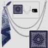 Schmuck Hip Hop Quadratisches Halstuch Kette an Jeans Koreanisches Streetwear Quadratisches Halstuch Hosenketten Unisex Hosen Gürtelkette