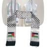 Palestine Flag Scarf 14*130cm Double Layered Polyester Fabric