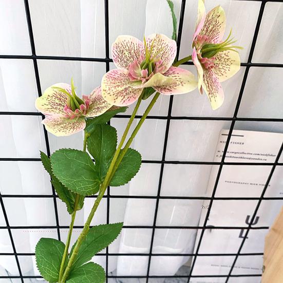 Artificial Flower No-Maintenance Long-Lasting Beauty Realistic Petals Leaf Texture Flexible Branches High Simulation Flower Home Decor