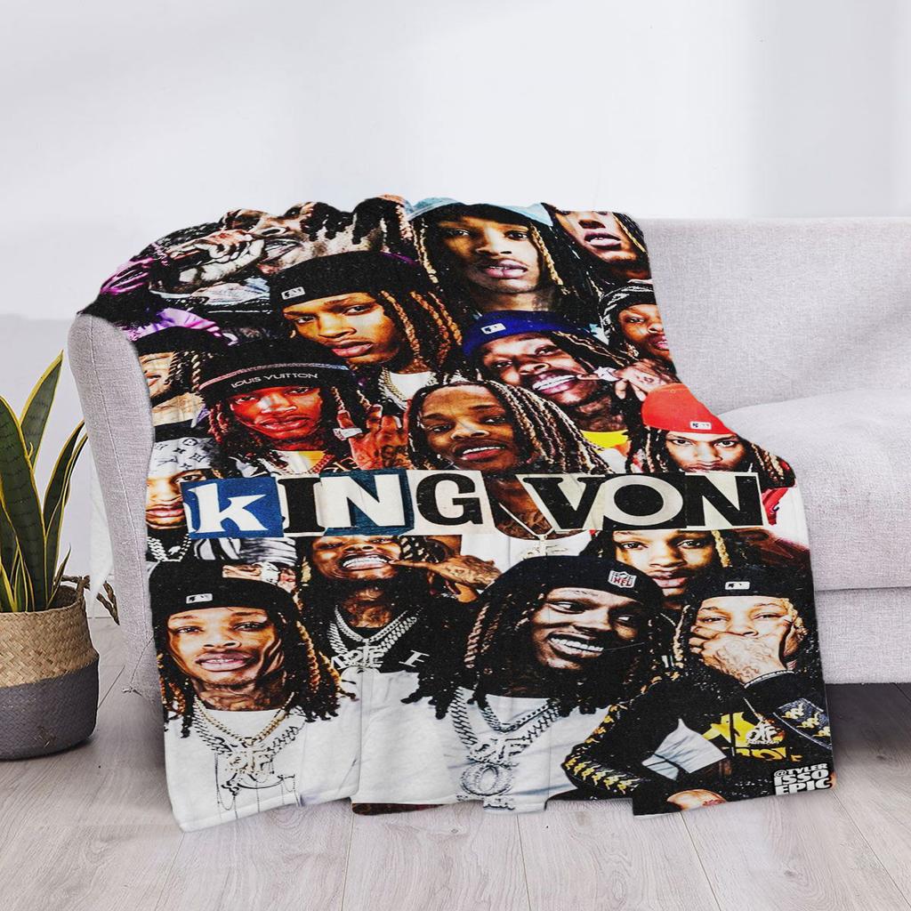 YoungBoy Never Broke Again Anime Decke Schule Sofa Decken & Überwürfe Zuhause und Dekoration Tagesdecke auf dem Bett Human Made Überwurf