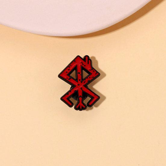 Trendy Brooch Pin Funny Gift Realistic Game Anime Denim Outfit Jewelry Accessories SAGAEP