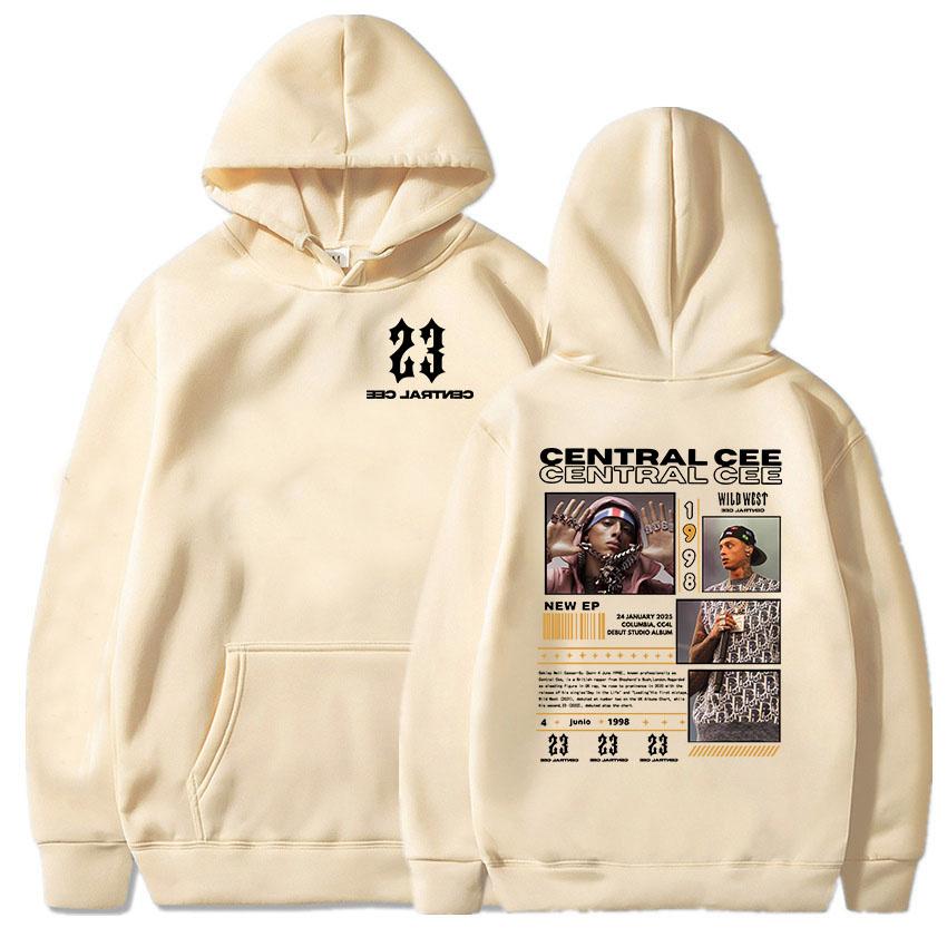 Central Cee CAN'T RUSH GRETNESS Mikiny s potiskem Pulovry s kapucí s dlouhým rukávem Streetwear Rapper Potisk Móda Oblečení Unisex