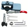 1 Set 35mm Hinge Boring Jig Kit, Concealed Hinge Drilling Guide Jig, Aluminum Alloy Hinge Hole Opener Template Puncher Locator for Door Cabinets