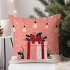 Christmas-Patterned Pillowcases for HomeSuitable for sofa car bedroom decorative cushion cover pillow cover