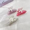 Colorful Starfish Hair Grab Large Acrylic Shark Clip Cute Pearl Hair Claw  Back Head