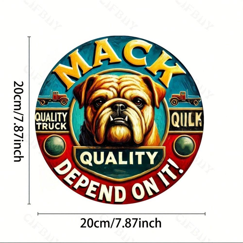 Handmade Tin Plate Art 20x20cm Metal Wall Decor