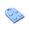 50PCS 3176 Plate Modified 2 x 3 with Hole Bricks Toys For Technical MOC Buildings Blocks Compatible High-Tech Gift