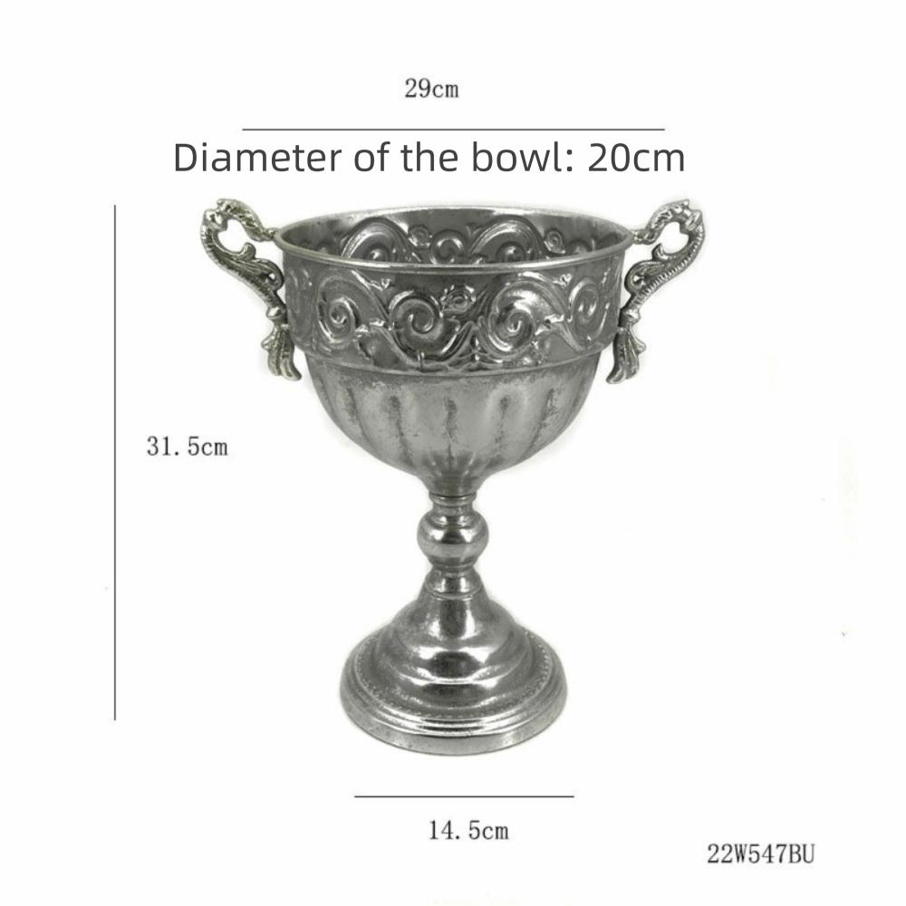 Classical Iron Flower Vase Simple Roman Plant Pot New Flower Planter  Home Decoration