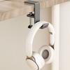 Metal Headphone Hook Clamp-On Headphone Holder New Backpack Hanger  Under Desk