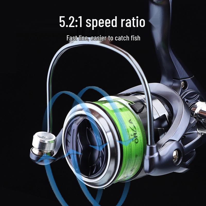 Full Metal Fishing Reel - Spinning Reel with Line Cup for Sea Rod