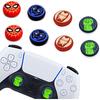 PS5 Controller Thumb Grips, 8PCS Analog Printing Joystick Cap, Non-Slip Silicone Handle Protection Cover for PS5, PS4, Xbox Series X/S, Xbox One,