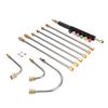 Pressure Washer Extension Wand Set 4000PSI Power Washer Lance with 60 degrees  90 degrees  Curved 60 degrees  Large U