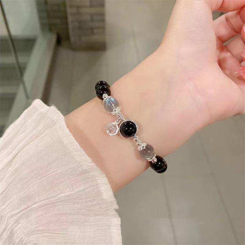 JYL TS Bracelet Blue Tears Obsidian -Channels Calm & Attracts Emotional Luck