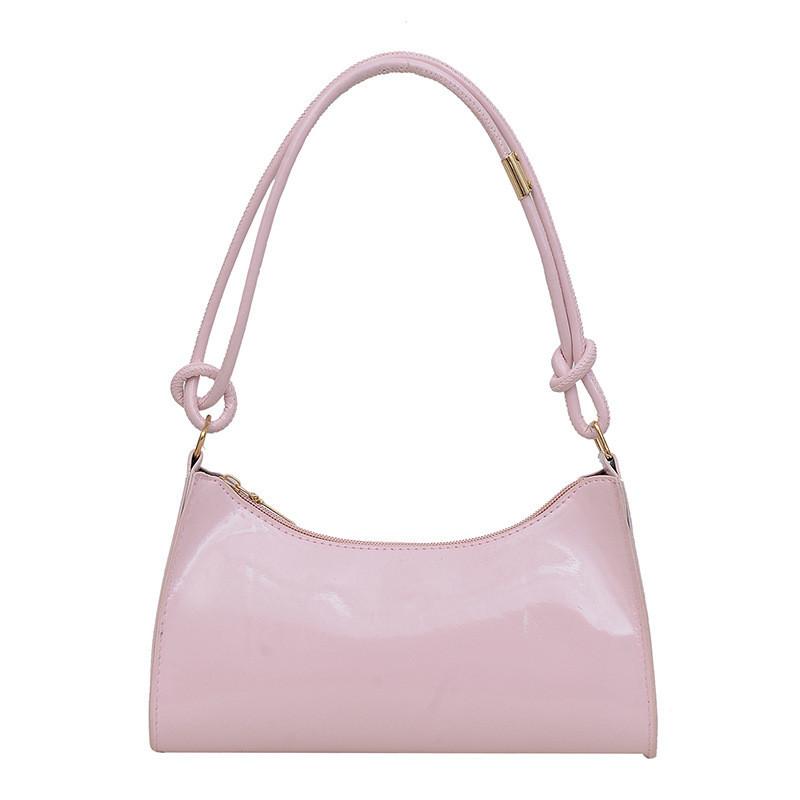 Stylish Small Pu Handheld Women's Bag Ideal For Daily Commuting In Black Pink And Brown