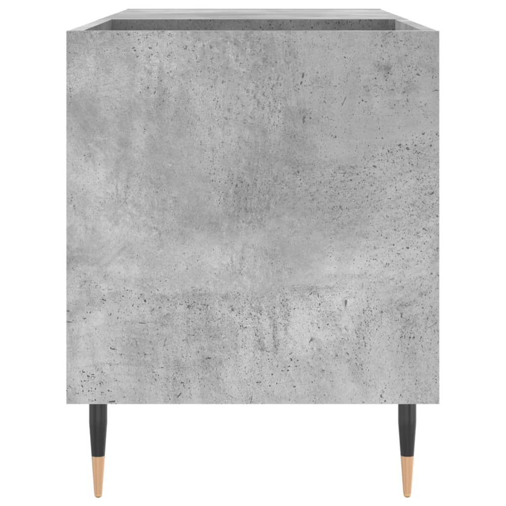 Record Cabinet Concrete Grey 85x38x48 cm Particleboard