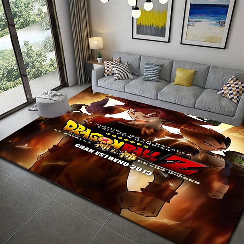 Dragon Ball Tournament of Power Area Ruganime soft washable cartoon floor carpet 60x90cm
