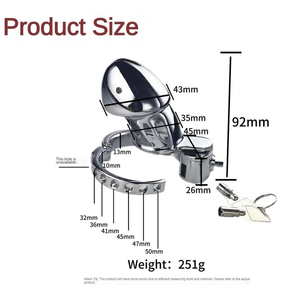 Cușcă de castitate pentru păsări, cușcă pentru penis, metal, reglabilă, inel pentru penis, sclav, reținere, jucărie sexuală pentru bărbați