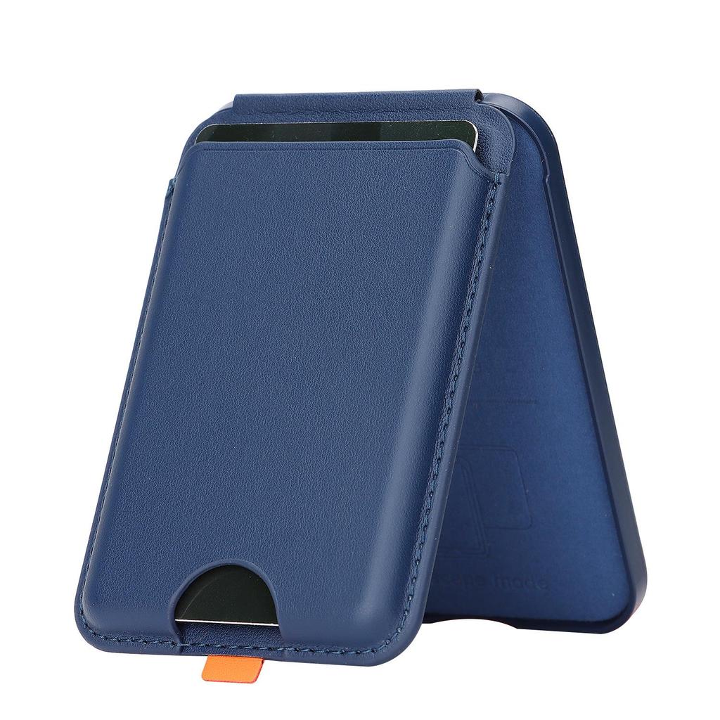 Magnetic Phone Case with Magsafe Ring and Foldable Card Holder Stand