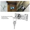Large Keyed Hasp Lock Locking Hasp for Small Doors Drawer Cabinet Household Tool