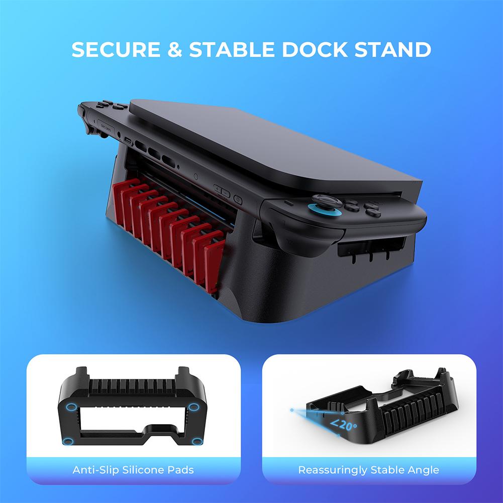 For Switch 2/Switch/OLED Stand Base Game Cartridges Integrated Storage Protecting For Switch 2/Switch/OLED Storage Stand